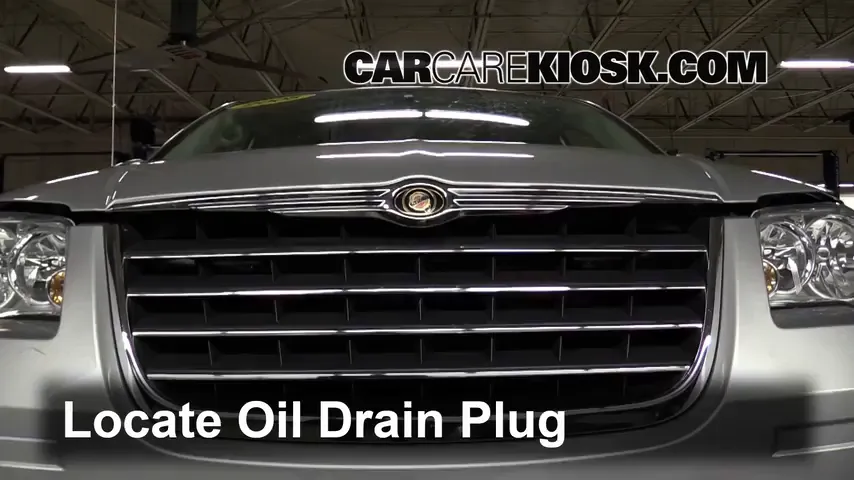2008 Chrysler Town and Country Touring 3.8L V6 Oil Change Oil and Oil Filter